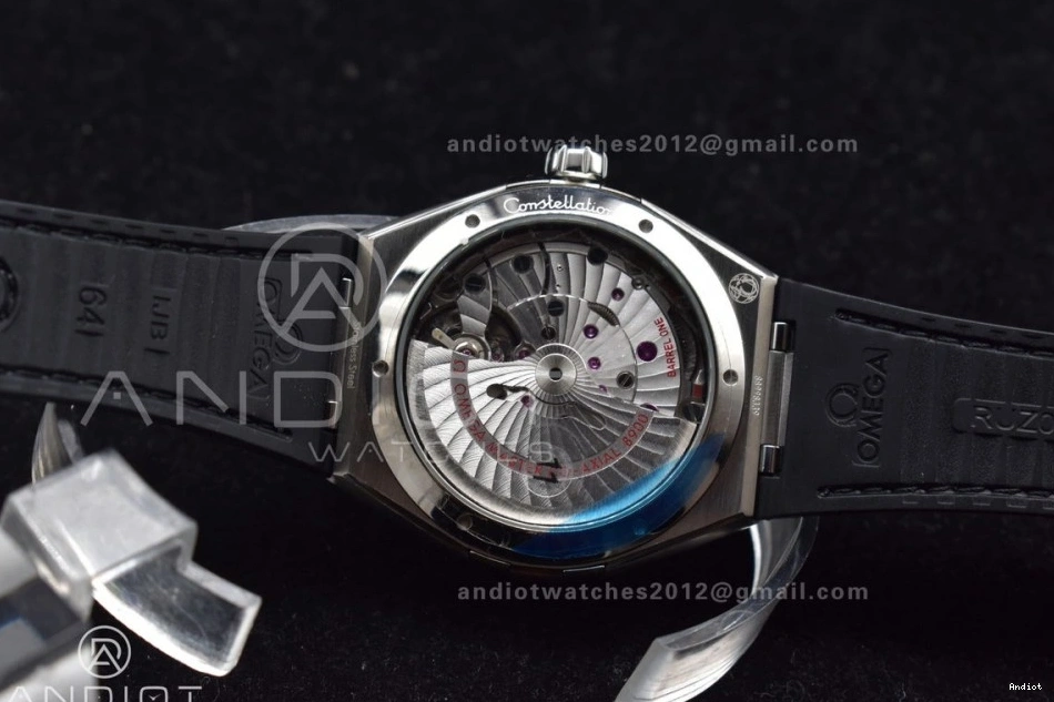 1:1 SBF Black SS A8900 Gummy Super Edition Constellation on Strap Clone Gray Dial Best 0101